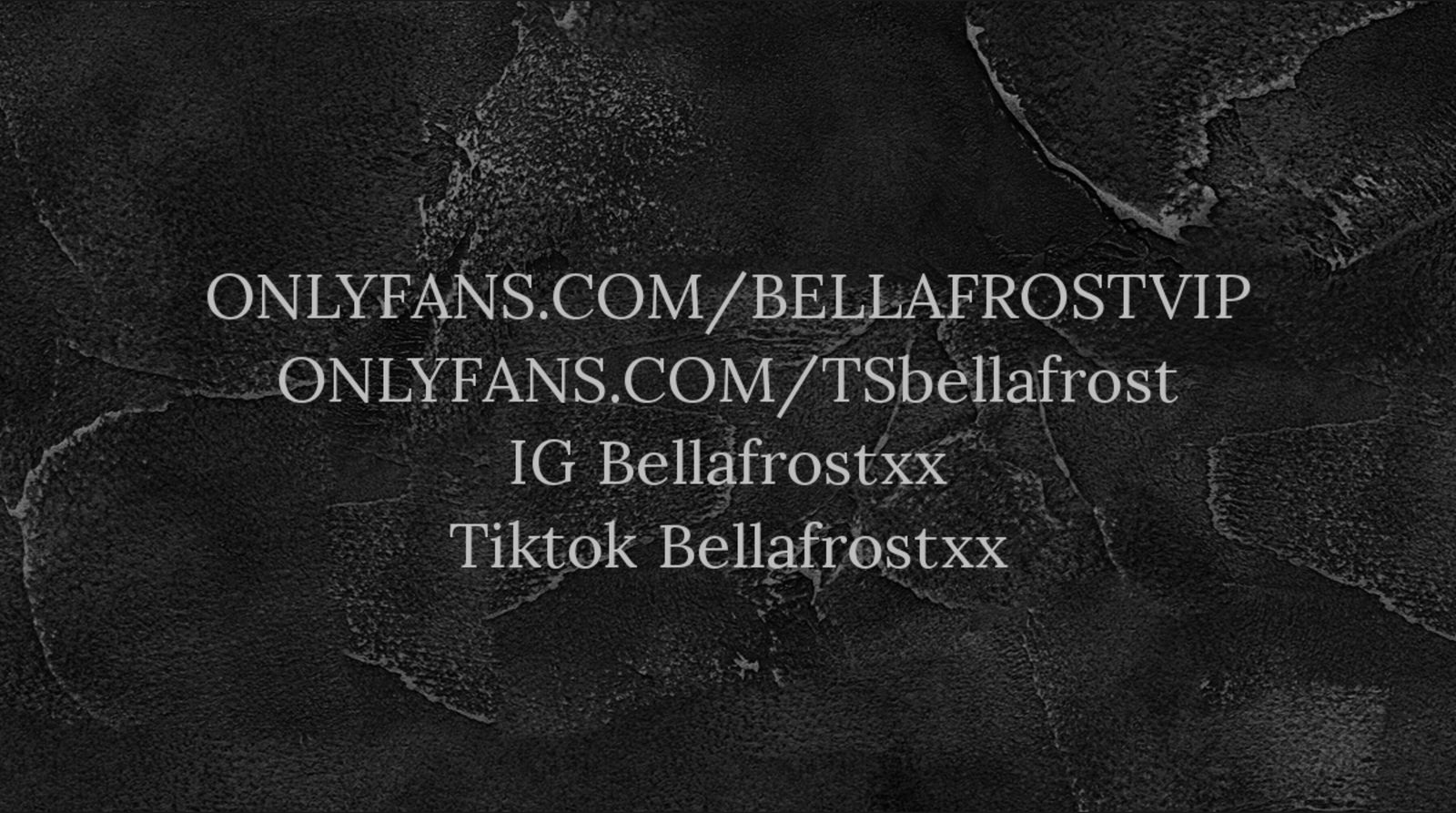 Bella Frost VIP photo