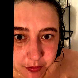 Intimate Moment in the Bathroom