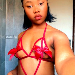 Onlyfans Model Lil_Angal_FaceSA - Gorgeous in Red Lingerie