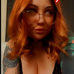 OnlyFans Model Ash from NYC, Red Hair and Glasses
