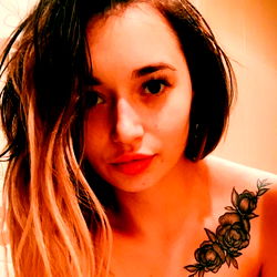 Model Kristina in a Bikini