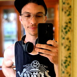 Curtis Jacobs in a Vintage-Inspired Tank Top