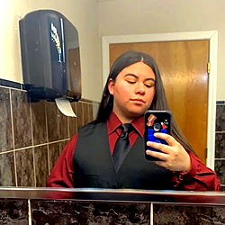 Leo, A Fashionable Model with Long Hair