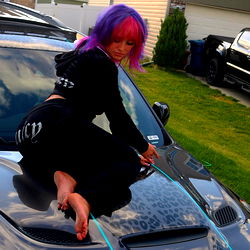 Baby Evans - Car Model Photoshoot