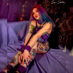Pinkydreams - OnlyFans Model in Bold and Purple