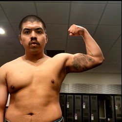 Fit Man in Gym, Los Angeles