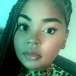 Porshia Marie, Atlanta Model in Cheetah Print