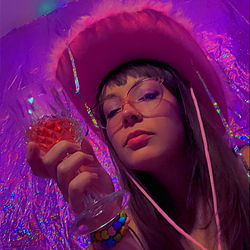 Abbi, OnlyFans Model with Pink Cowboy Hat