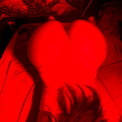 Intimate Model Shoot on Red Bed