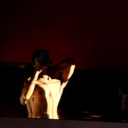 OnlyFans Model Photo with Shadows and Tags