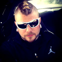 An OnlyFans Model in a Sports Car Interior