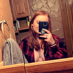 AzaleaFoxx✨ in a Bathroom Mirror