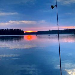 Serene Sunset at a Lake