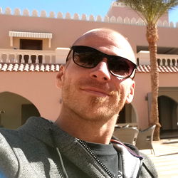 Horny German Boy Smiling in Sunny Location