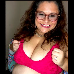 OnlyFans Model in Red Bra