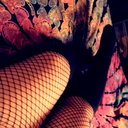 Daddy's Girl in Fishnet Stockings