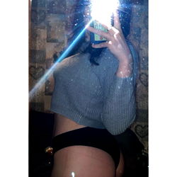 Abbie in a cozy setting