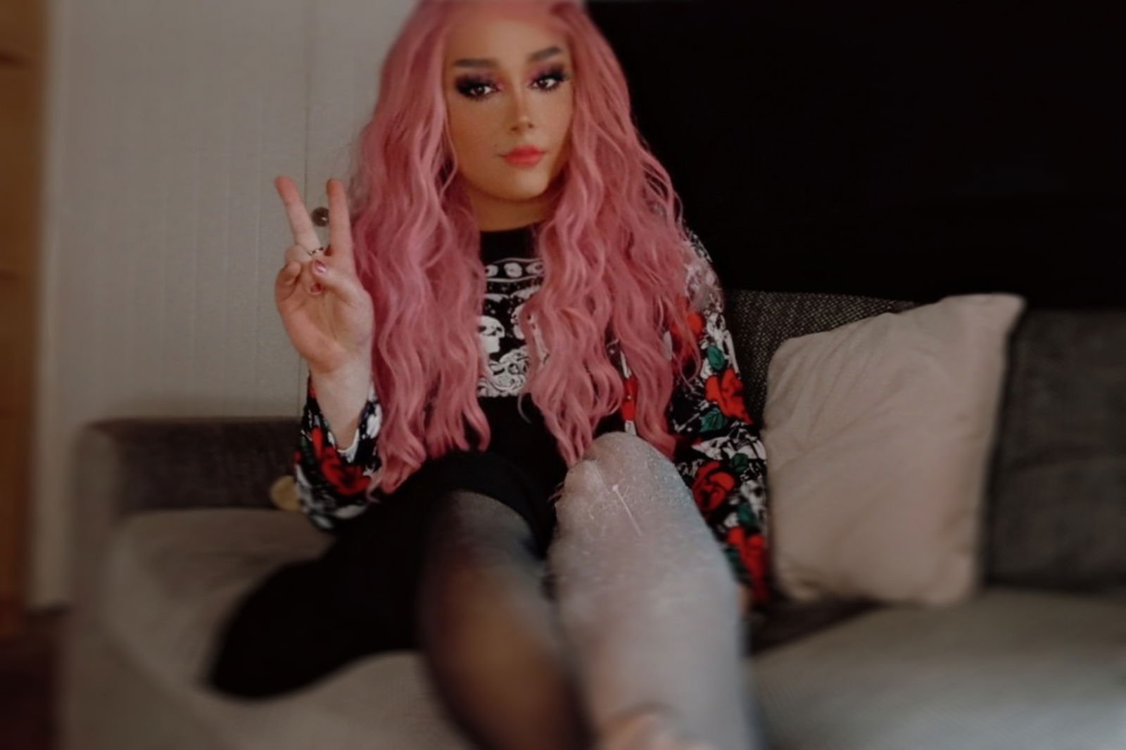 Ts Goddess Victoria  🏳️‍⚧️🖤👠 photo