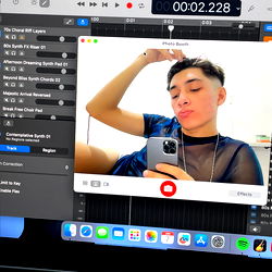 Alek, a tech-savvy creator showcasing his latest project