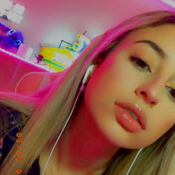 Blurred Image of Woman with Headphones