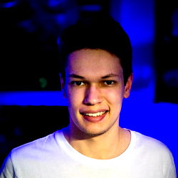 Casually Styled Young Man in a Smile