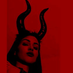 OnlyFans Model with Devil Horns