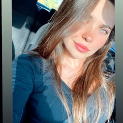 Fashionable Female Model Posing for Instagram