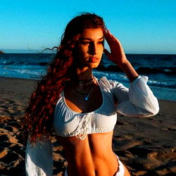 Sydney the OnlyFans Model on a Beach