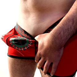 Milano Model Alex Showcasing Briefs