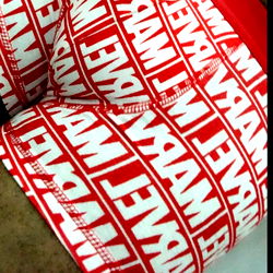 Papi Chulo's Vibrant, Red and White Shorts