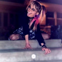 A Candid and Playful Moment