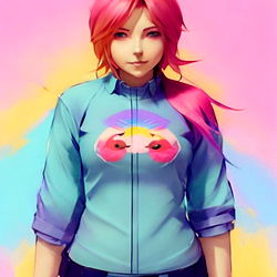 Stray Purple Cat photo