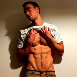 Samuel's OnlyFans Shoot: A French Model in an Unbuttoned Fit