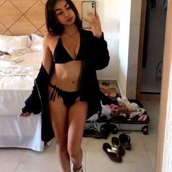 Andrea, OnlyFans Model Poses for Photoshoot