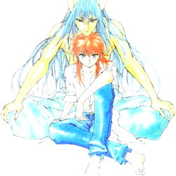 A Manga-Inspired Illustration of Zorra Phoenix and Guardia