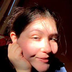 Smiling Woman Posing for Selfie