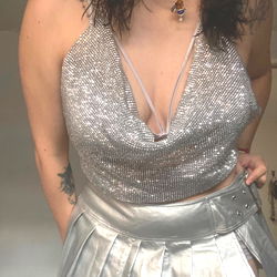 Shimmering Allie with a Sassy Pose