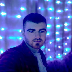 Ukrainian Model Alex Mask Strikes a Pose in the Festive Mood