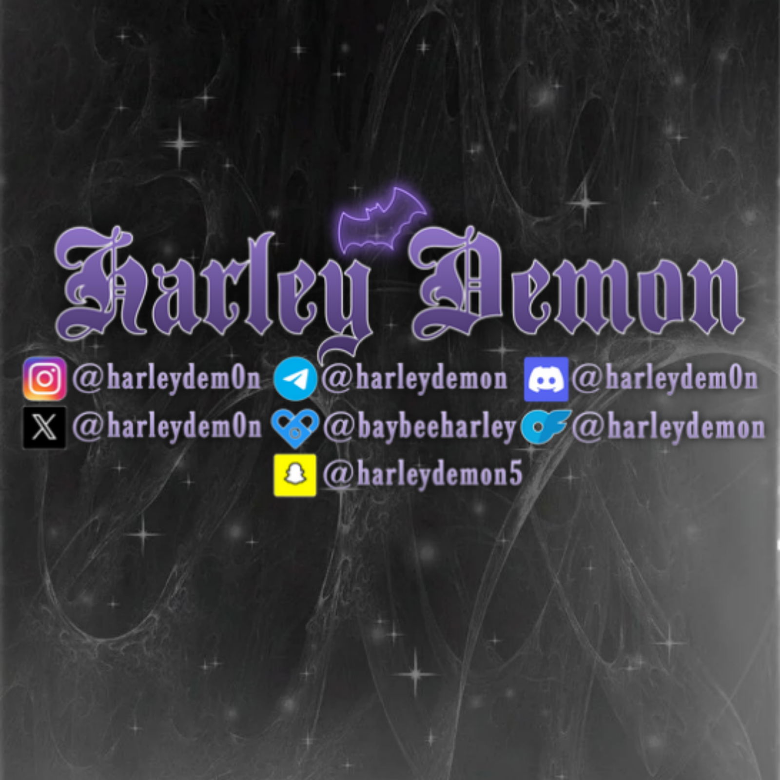 🦇𝖍𝖆𝖗𝖑𝖊𝖞 𝖉𝖊𝖒𝖔𝖓🦇 ᵗʰᵉʸ/ ᵗʰᵉᵐ photo