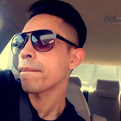 San Antonio Model Anthony in Vehicle