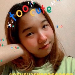 Cute Girl in Casual T-Shirt with Flower Crown