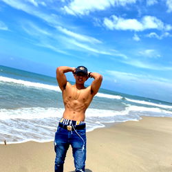 Frank the Model at the Beach