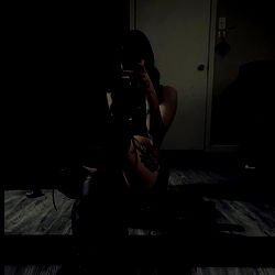 Mysterious Model in Darkness: A Study of Contrast and Light