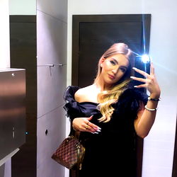 Stylish Tereza in a Nightlife Scene