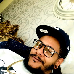 Hip Hop Artist with a Chill Expression