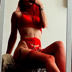 OnlyFans Model in Corset and Lingerie