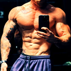 Mike, A Muscular Fitness Model From Des Moines