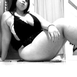 A Model in an OnlyFans Uniform