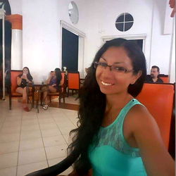 Young Woman Posing in a Cafe