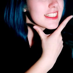 Ameiwa's Blue Haired Smile